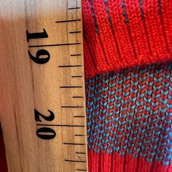 BDG Urban Outfitters Sky High Cropped Sweater Retro Rainbow Mock Neck Sz SM - Picture 4 of 12